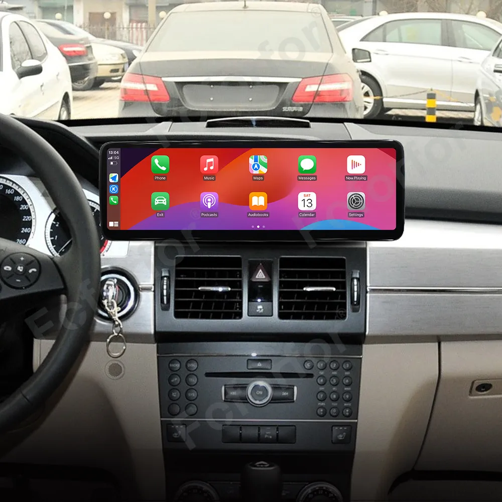 Автомобильный радиоприемник Android 13 для Mercedes Benz GLK Class 2009-2012 мультимедийный плеер 14