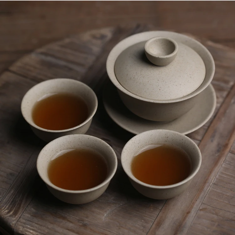 Chinese Ceramic Tea Set, Plain Pottery, Small Kung Fu Tea Cover Bowls and Cups, XH077
Chinese Ceramic Tea Set, Plain Pottery, Small Kung Fu Tea Cover Bowls and Cups, XH077