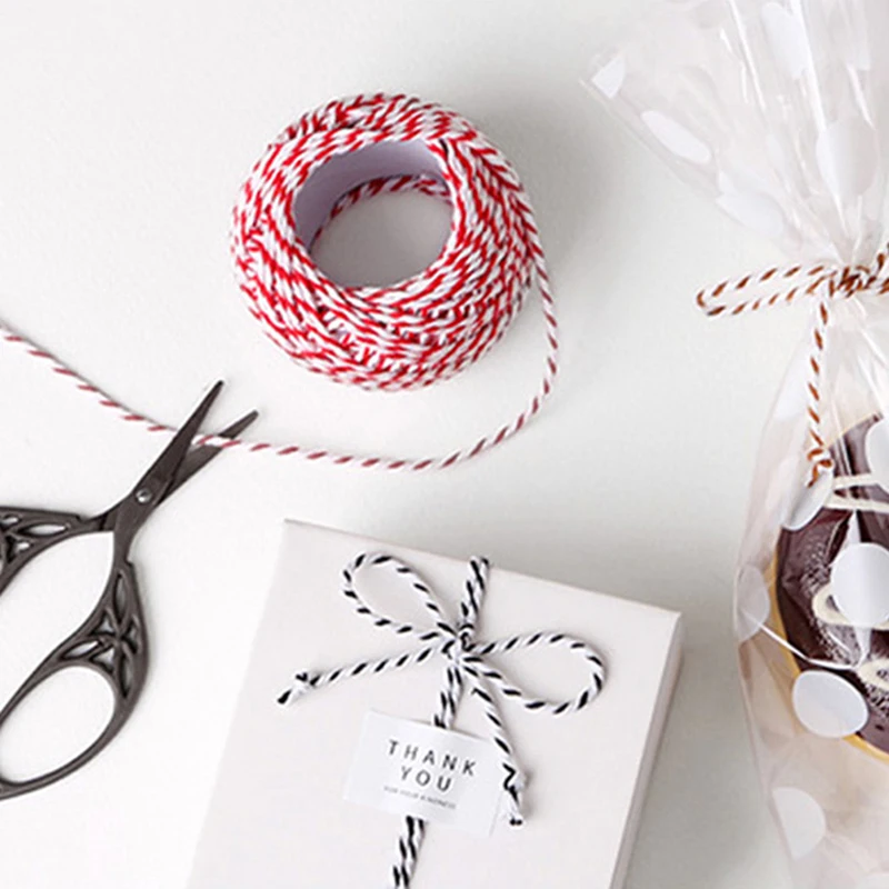 18 Meters 3 Strands Cotton Rope Cotton Bakers Twine String Cord Rope Two-color Cotton Craft Twine Home Textile Gift Packaging
18 Meters 3 Strands Cotton Rope Cotton Bakers Twine String Cord Rope Two-color Cotton Craft Twine Home Textile Gift Packaging