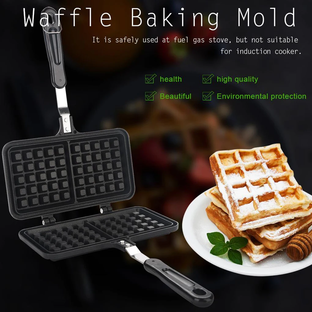 Home Bakery Non-stick Waffle Maker Heating Plate Waffle Press Mold Pan Mould Tray Baking Tool
Home Bakery Non-stick Waffle Maker Heating Plate Waffle Press Mold Pan Mould Tray Baking Tool