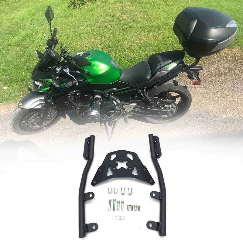 For Kawasaki Ninja 650 Z650 2017-2020 Rear Luggage Box Case Tail Frame Shelves Bracket Motorcycle Accessories
For Kawasaki Ninja 650 Z650 2017-2020 Rear Luggage Box Case Tail Frame Shelves Bracket Motorcycle Accessories