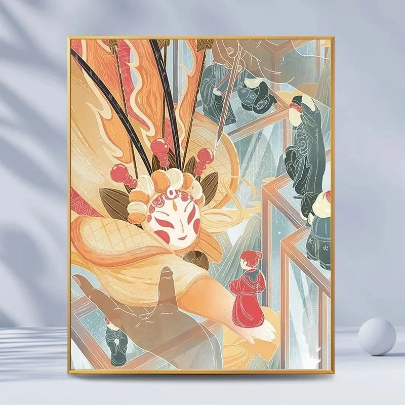 Цифровая масляная живопись Guofeng Gufeng, наполненная вручную, масляные ранцы, цветок, украшение для гостиной, спальни, живопись, украшение состояния
Цифровая масляная живопись Guofeng Gufeng, наполненная вручную, масляные ранцы, цветок, украшение для гостиной, спальни, живопись, украшение состояния