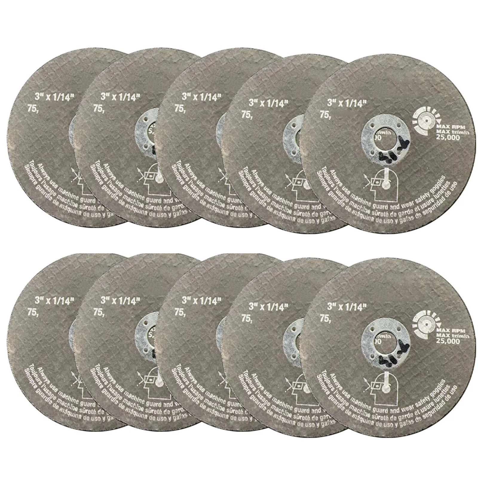Saw Blade Cutting Discs 10mm 10pc 75mm 75mm/3'' Circular High-strength Resin Wear-resistant For Angle Grinder
Saw Blade Cutting Discs 10mm 10pc 75mm 75mm/3'' Circular High-strength Resin Wear-resistant For Angle Grinder
