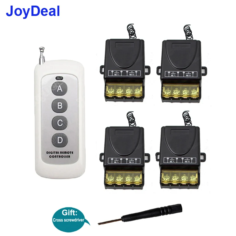 433MHz Universal Wireless RF Remote Control Switch AC110V 220V 1CH Relay Receiver With 1000m Remote Control for Water Pump Switc
433MHz Universal Wireless RF Remote Control Switch AC110V 220V 1CH Relay Receiver With 1000m Remote Control for Water Pump Switc