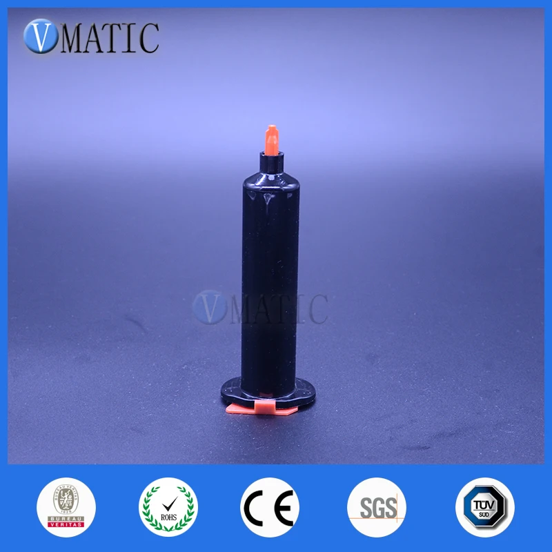 

Free Shipping 10cc/ 10ml Black Pneumatic Syringe Barrel Set Glue Dispensing Syringe Piston/ Stopper & End Cover