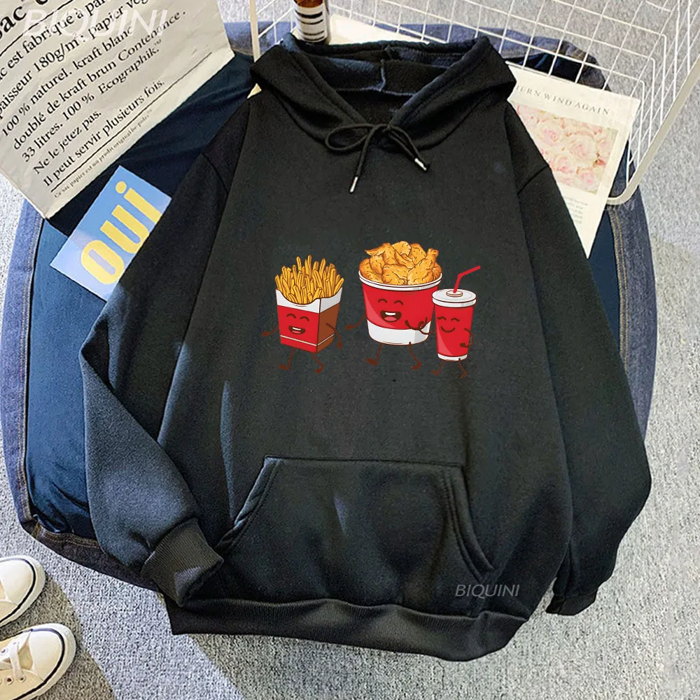 Fast Food Burger and Fries Aesthetic Clothing Women Men Anime Sweatshirts Printed Pullovers Casual Hoodies Streetwear Fashion
Fast Food Burger and Fries Aesthetic Clothing Women Men Anime Sweatshirts Printed Pullovers Casual Hoodies Streetwear Fashion