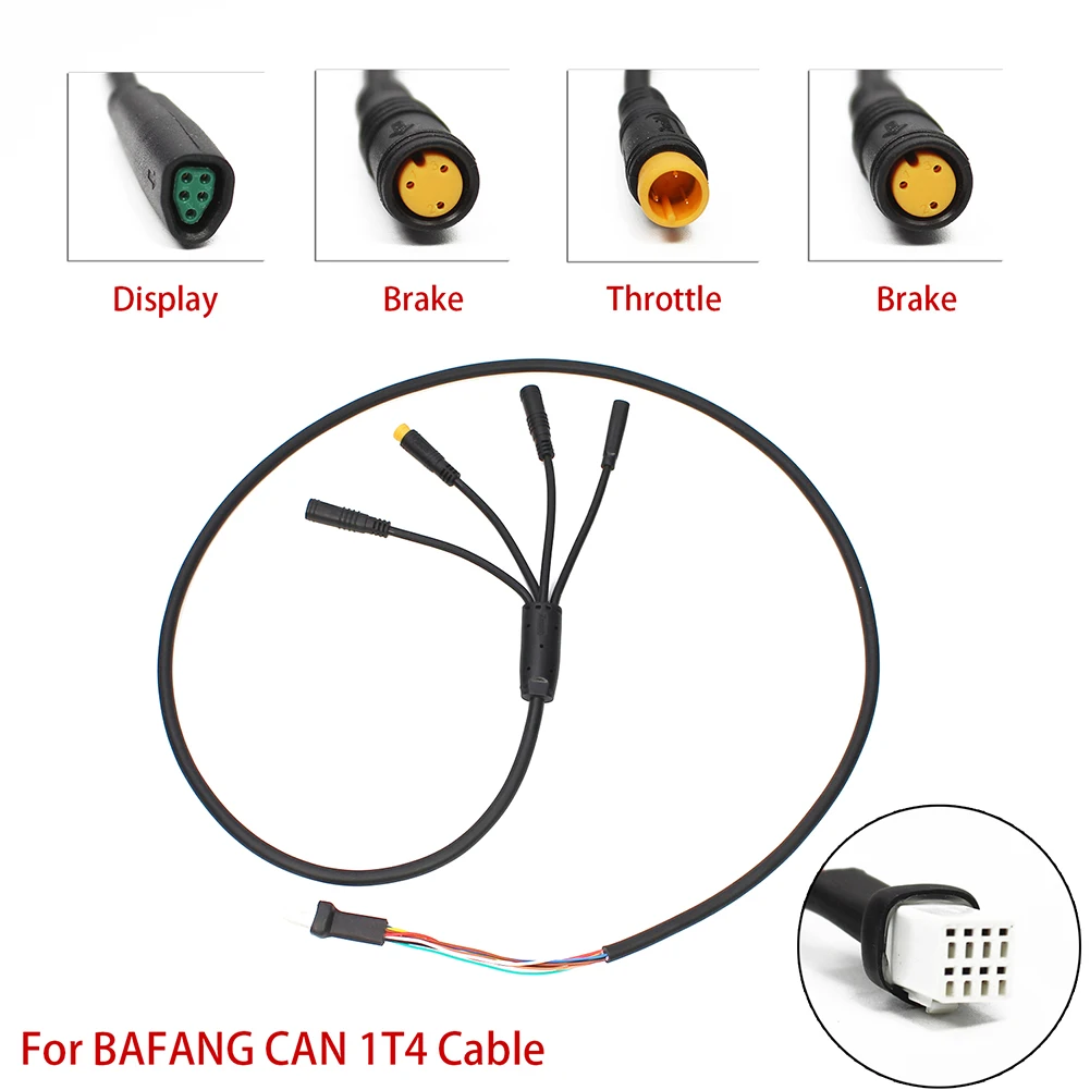 E-BikeTorque Motor Cable 1T4 Assembly Cable Brake Display Throttle Connector Hot Sale For Bafang M400 G330 G510 M620 Accessories
E-BikeTorque Motor Cable 1T4 Assembly Cable Brake Display Throttle Connector Hot Sale For Bafang M400 G330 G510 M620 Accessories