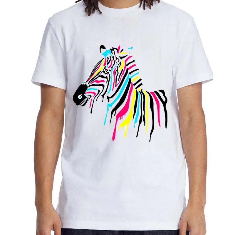Men's t-shirt High Quality 100% cotton Colored Zebra printing casual loose o-neck for men short sleeve t-shirt male tops tees
Men's t-shirt High Quality 100% cotton Colored Zebra printing casual loose o-neck for men short sleeve t-shirt male tops tees