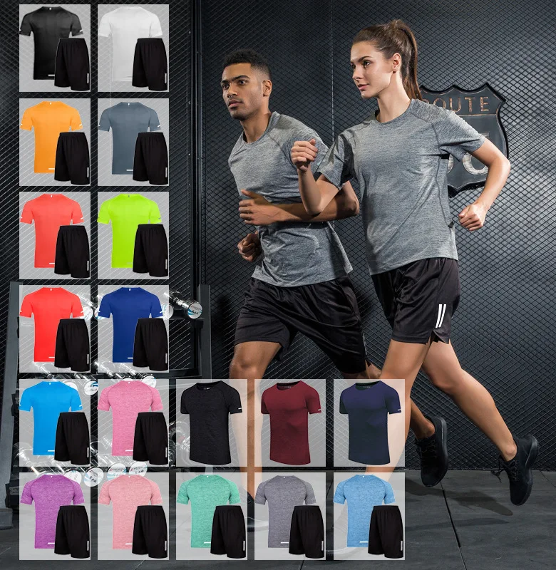 Sports short-sleeved summer group male marathon running T-shirt female fitness quick-drying T-shirt running clothes
Sports short-sleeved summer group male marathon running T-shirt female fitness quick-drying T-shirt running clothes