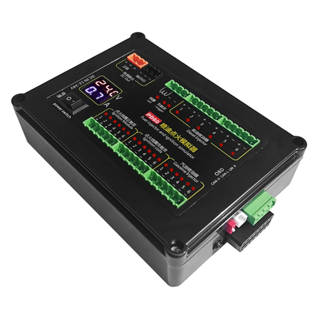 PD60 симулятор зажигания при впрыске топлива, платформа для обслуживания ЭБУ, испытательное оборудование для бензина и Derv, компьютерная плата автомобиля
PD60 симулятор зажигания при впрыске топлива, платформа для обслуживания ЭБУ, испытательное оборудование для бензина и Derv, компьютерная плата автомобиля