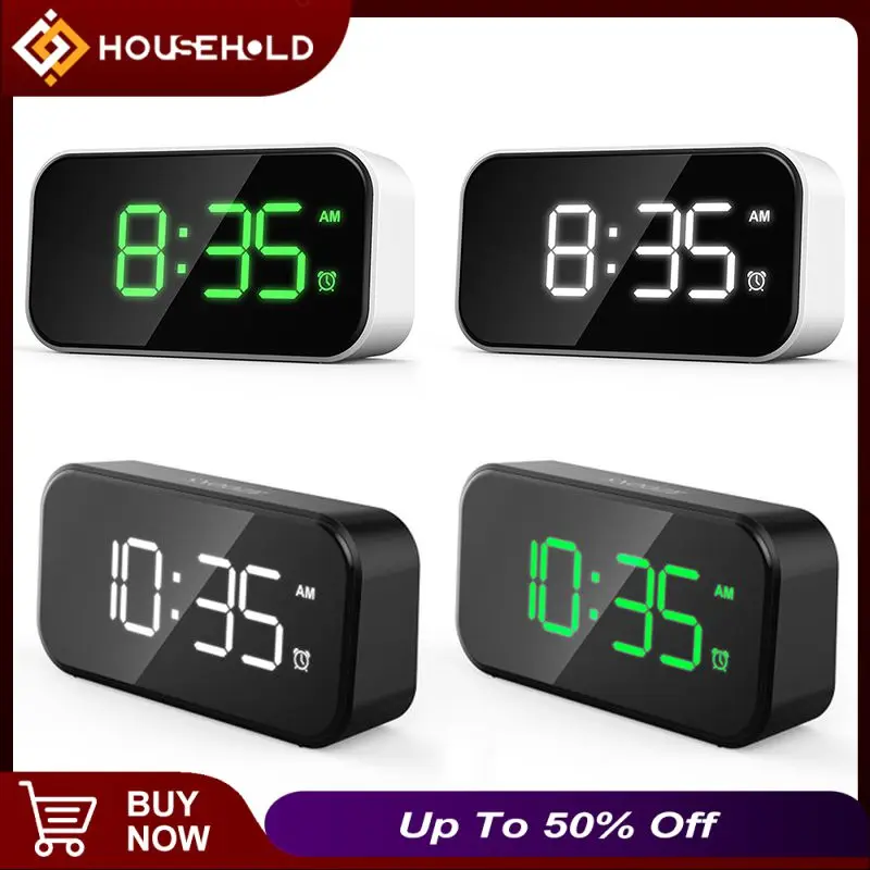 Digital Alarm Clock Full LED Mirror Screen 5-inch Creative Digital Clock Touch Alarm Electronic Watch Large Time Home Decor Hot
Digital Alarm Clock Full LED Mirror Screen 5-inch Creative Digital Clock Touch Alarm Electronic Watch Large Time Home Decor Hot