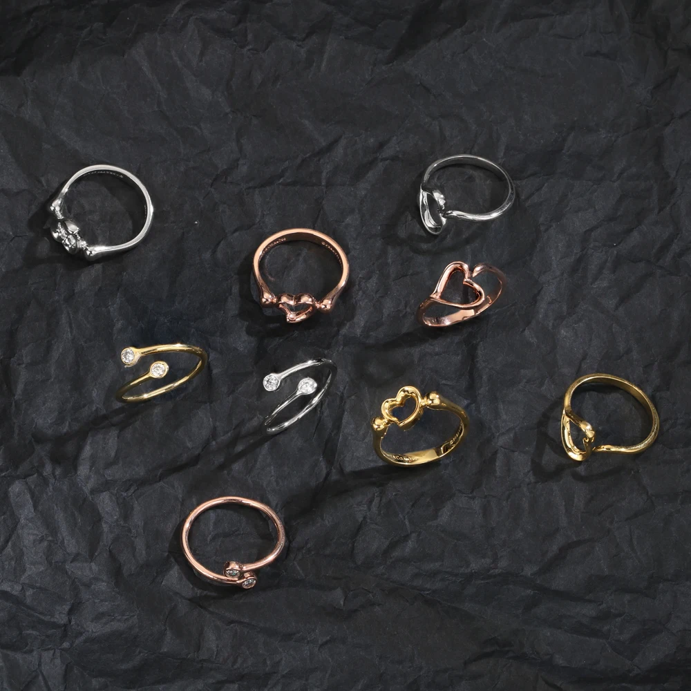 Женское Открытое кольцо из серебра 925 пробы, с сердцем
Женское Открытое кольцо из серебра 925 пробы, с сердцем