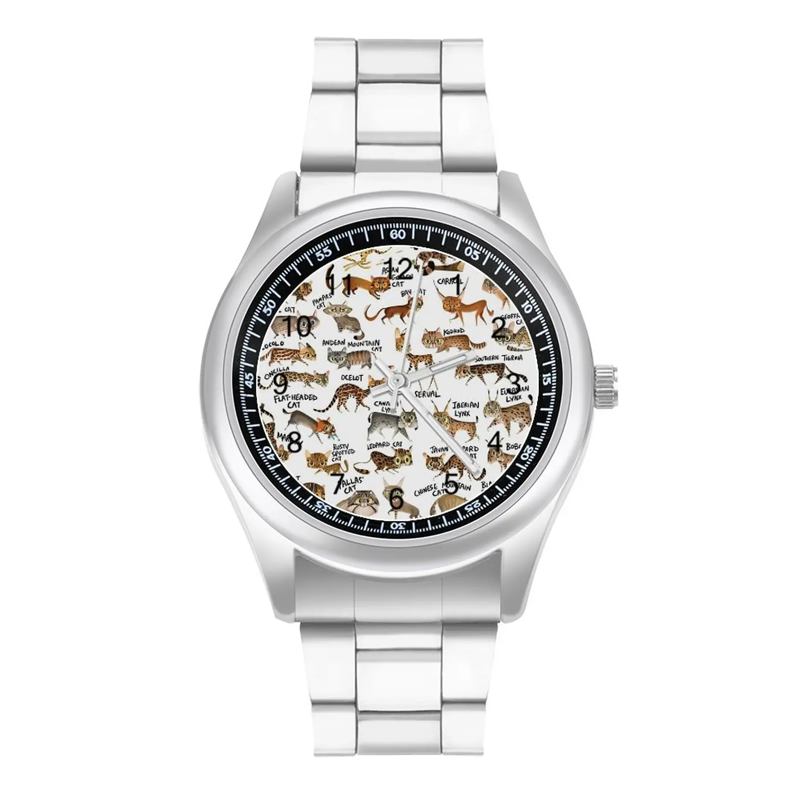 Wild Cats of The World Tiger Quartz Watch Tiger Steel Design Wrist Watch Boy Business Elastic Wideband Wristwatch
Wild Cats of The World Tiger Quartz Watch Tiger Steel Design Wrist Watch Boy Business Elastic Wideband Wristwatch