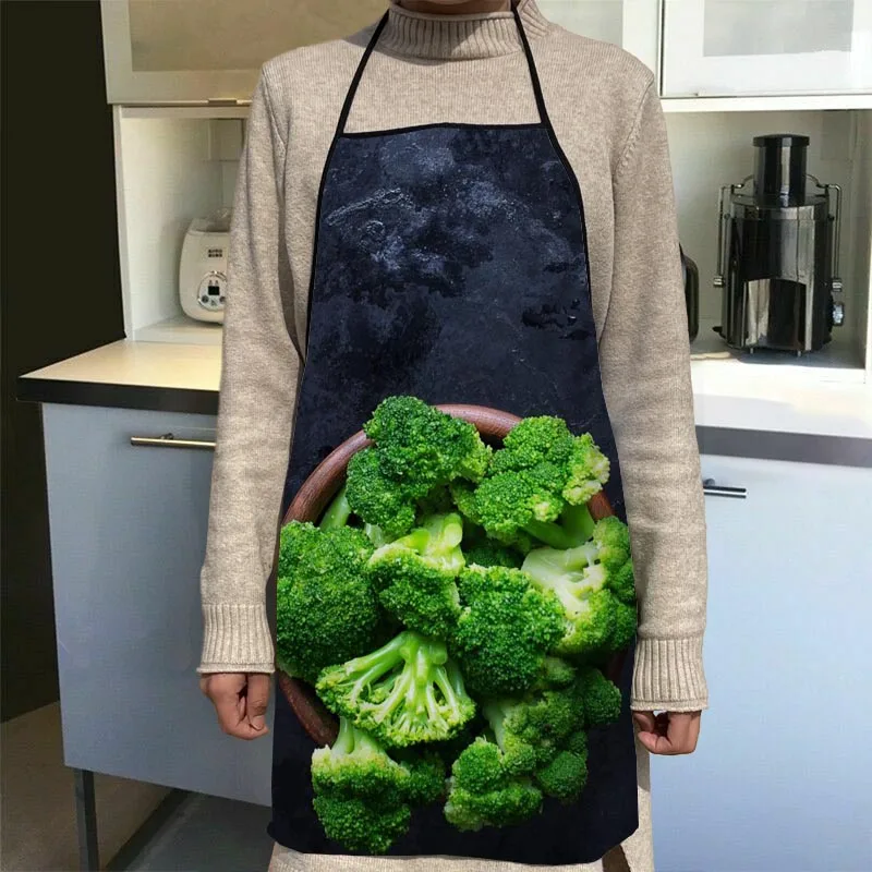 Green Broccoli Vegetables Apron Kitchen Aprons For Women Oxford Fabric Cleaning Pinafore Home Cooking Accessories Apron 0816
Green Broccoli Vegetables Apron Kitchen Aprons For Women Oxford Fabric Cleaning Pinafore Home Cooking Accessories Apron 0816