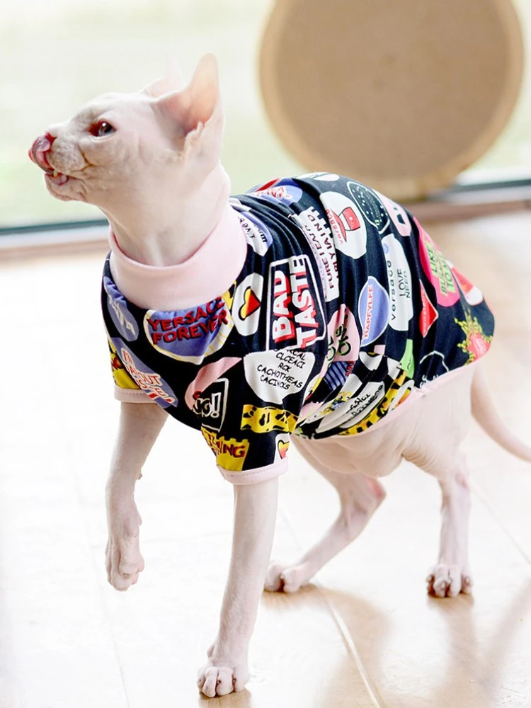 Hairless cat clothes summer thin breathable pet clothes Sphinx cat clothes off resistant pet costume
Hairless cat clothes summer thin breathable pet clothes Sphinx cat clothes off resistant pet costume
