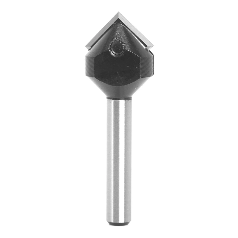 1/4Inch Shanks Carbide Spoiler V-Flute 90° Single Flute Ruter Drill Bit End Mill Woodworking Milling Cuttters Easy To Use
1/4Inch Shanks Carbide Spoiler V-Flute 90° Single Flute Ruter Drill Bit End Mill Woodworking Milling Cuttters Easy To Use