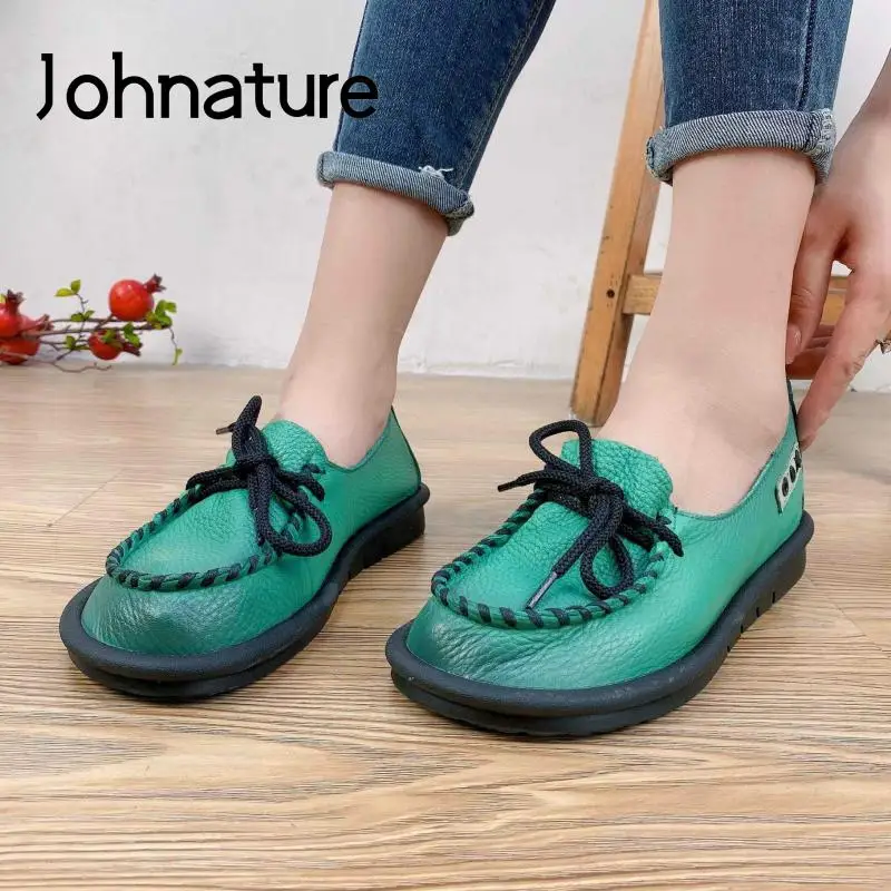 Johnature 2022 Retro Breathable Summer Genuine Leather Solid Sewing Soft Bottom Round Toe Handmade Lady Shoes New
Johnature 2022 Retro Breathable Summer Genuine Leather Solid Sewing Soft Bottom Round Toe Handmade Lady Shoes New