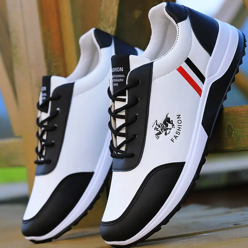 2022 New Autumn and Spring Leather Men'ssneakers Shoes Deodorant All-match Mens Casual Shoes Work Flats 
2022 New Autumn and Spring Leather Men'ssneakers Shoes Deodorant All-match Mens Casual Shoes Work Flats