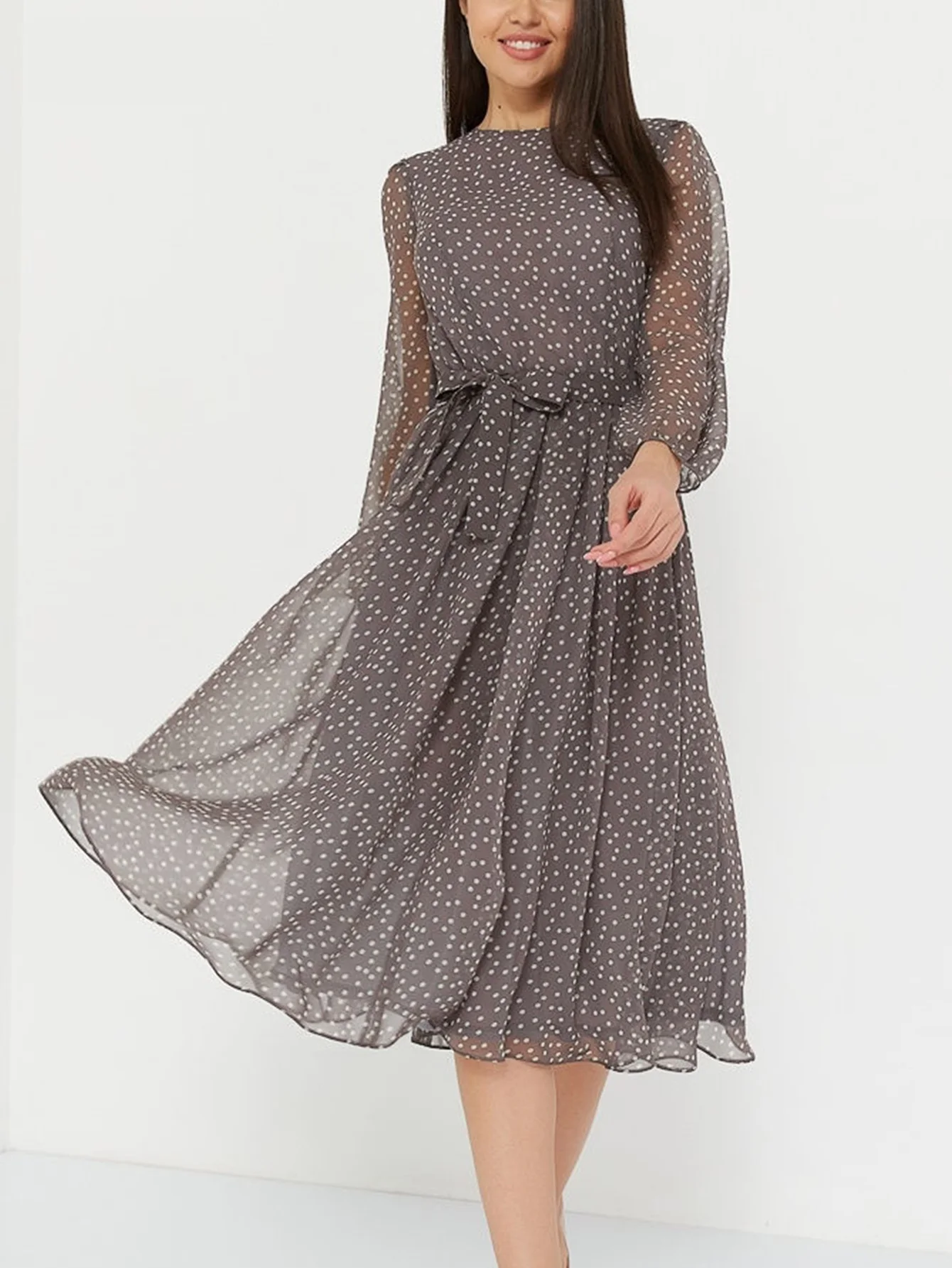 2022 Elegant Dot Print Long Sleeve Polka Dress O Neck Chiffon A Line Women Casual Sundress Vintage Midi Vestidos De
2022 Elegant Dot Print Long Sleeve Polka Dress O Neck Chiffon A Line Women Casual Sundress Vintage Midi Vestidos De