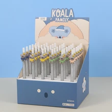 36PCS Cartoon koala modelling Rollerball pen online celebrity creative stationery wholesale student exam 0.5 Rollerball pen