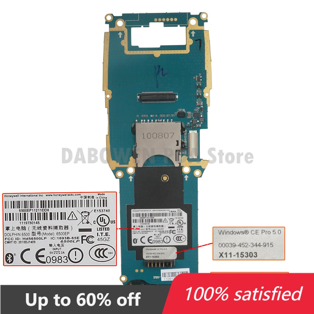 Motherboard (for TFT3N3462-E) Replacement for Honeywell Dolphin 6500 Free Shipping
Motherboard (for TFT3N3462-E) Replacement for Honeywell Dolphin 6500 Free Shipping