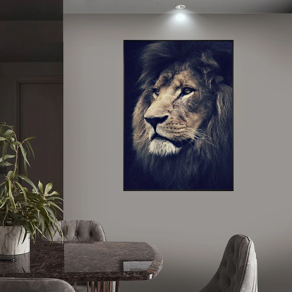 African Grassland Lion Canvas Painting Wall Art Animal Black White Posters and Prints Nordic Office Home Living Room Decoration
African Grassland Lion Canvas Painting Wall Art Animal Black White Posters and Prints Nordic Office Home Living Room Decoration