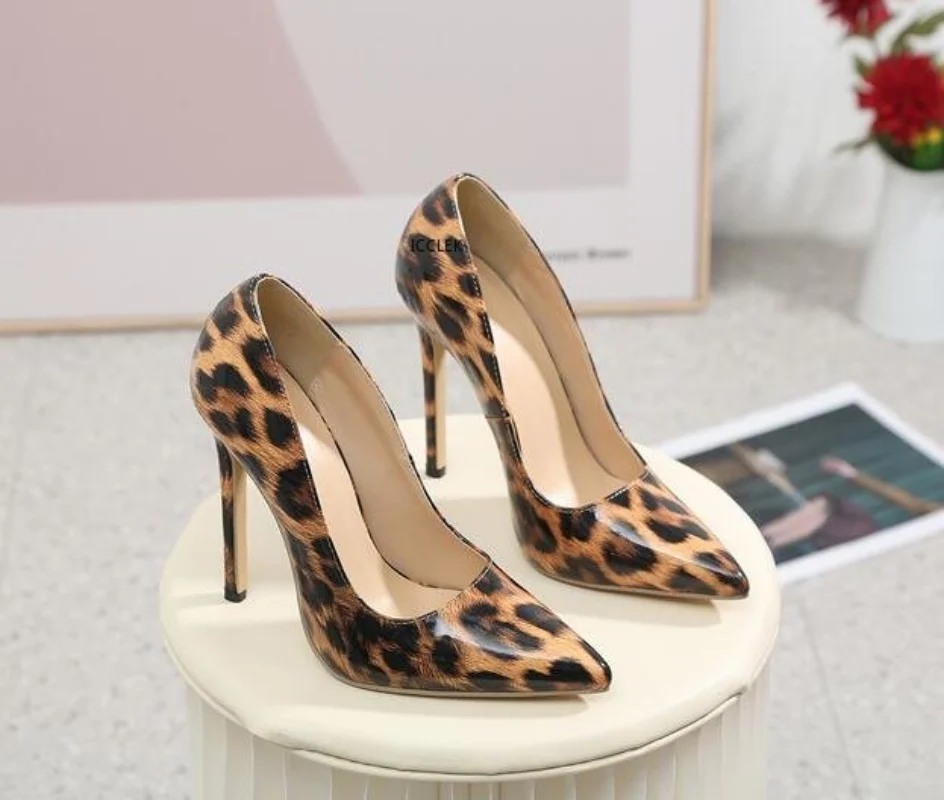 Spring Autumn Leopard Grain Women Pumps Pointed Toe Party Mules Slip-On Stripper High Heel Wedding Shoes
Spring Autumn Leopard Grain Women Pumps Pointed Toe Party Mules Slip-On Stripper High Heel Wedding Shoes