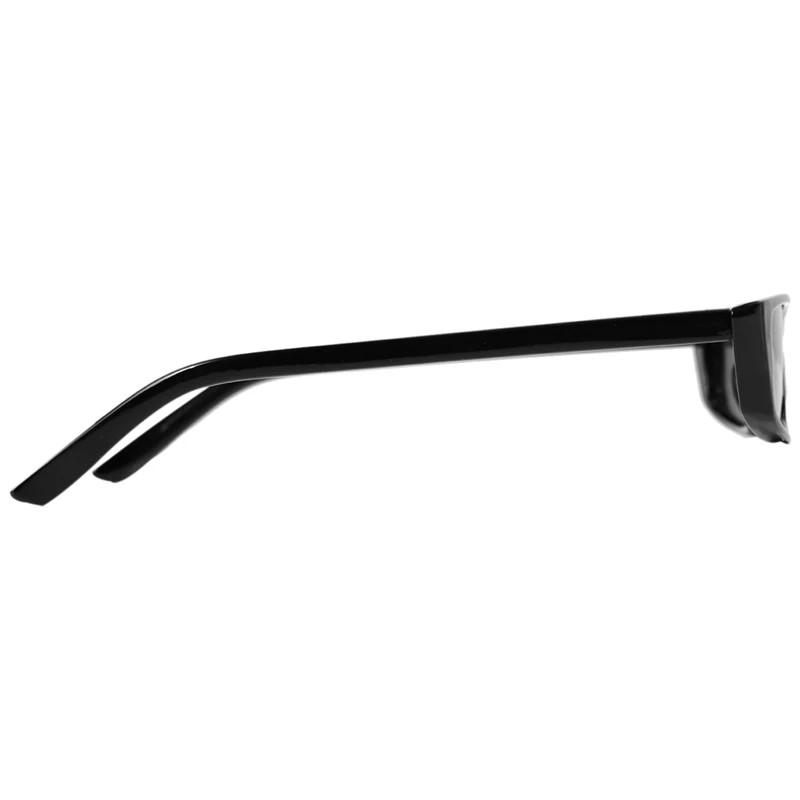 

6X Vintage Rectangle Sunglasses Women Small Frame Sunglasses Retro Eyewear S17072 Black Frame Black