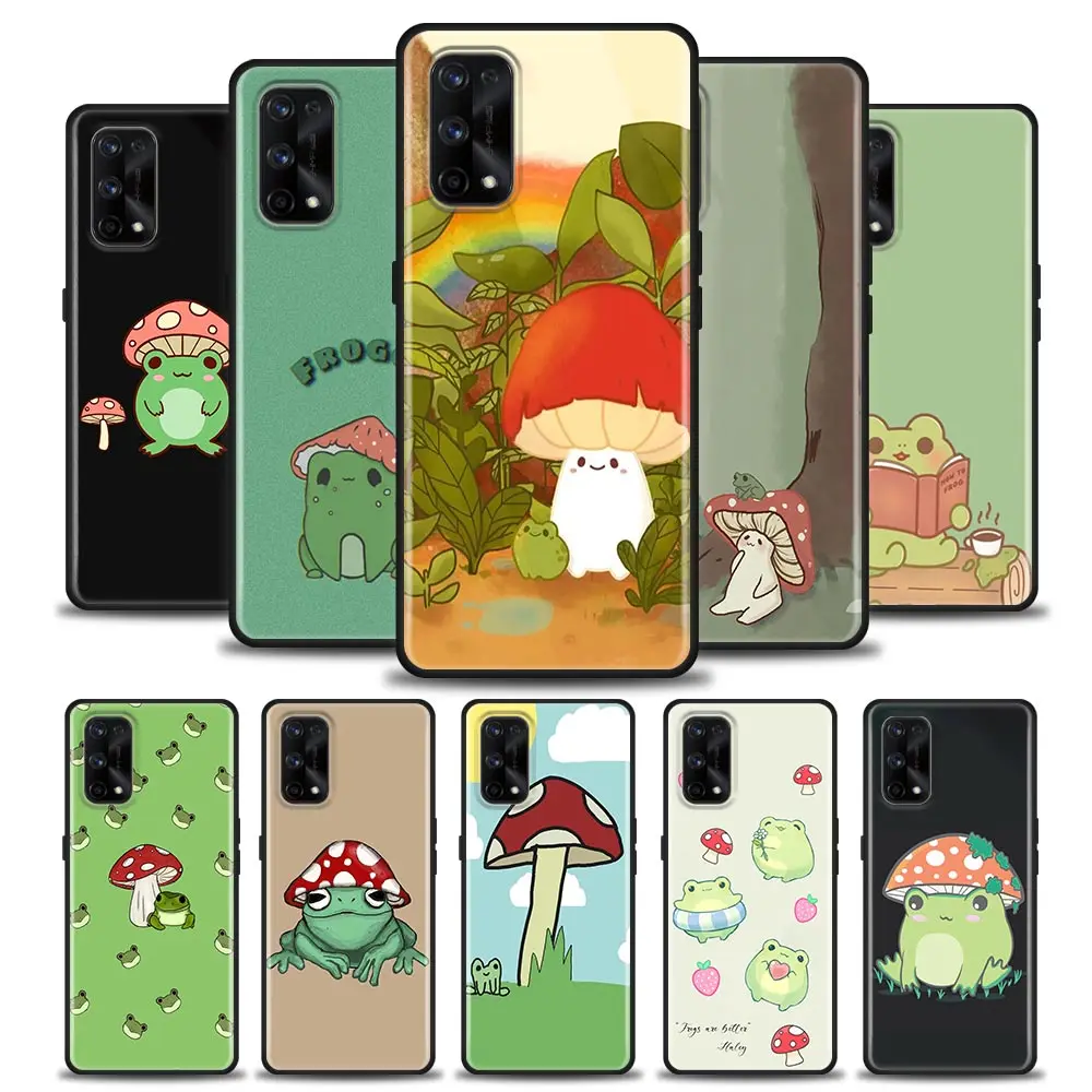Cute Frog Mushroom Kawaii Phone Case For OPPO Realme C1 C2 C3i C21 C21Y C25s C15 C11 C12 C20 XT GT GT2 X50 Narzo Pro Black Cover
Cute Frog Mushroom Kawaii Phone Case For OPPO Realme C1 C2 C3i C21 C21Y C25s C15 C11 C12 C20 XT GT GT2 X50 Narzo Pro Black Cover