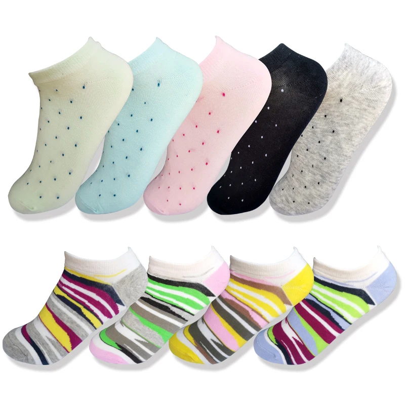 9 Pairs/Set Cute Women Socks Cotton Dot Geometric Design Summer Boat Socks Women Sports Casual 
9 Pairs/Set Cute Women Socks Cotton Dot Geometric Design Summer Boat Socks Women Sports Casual