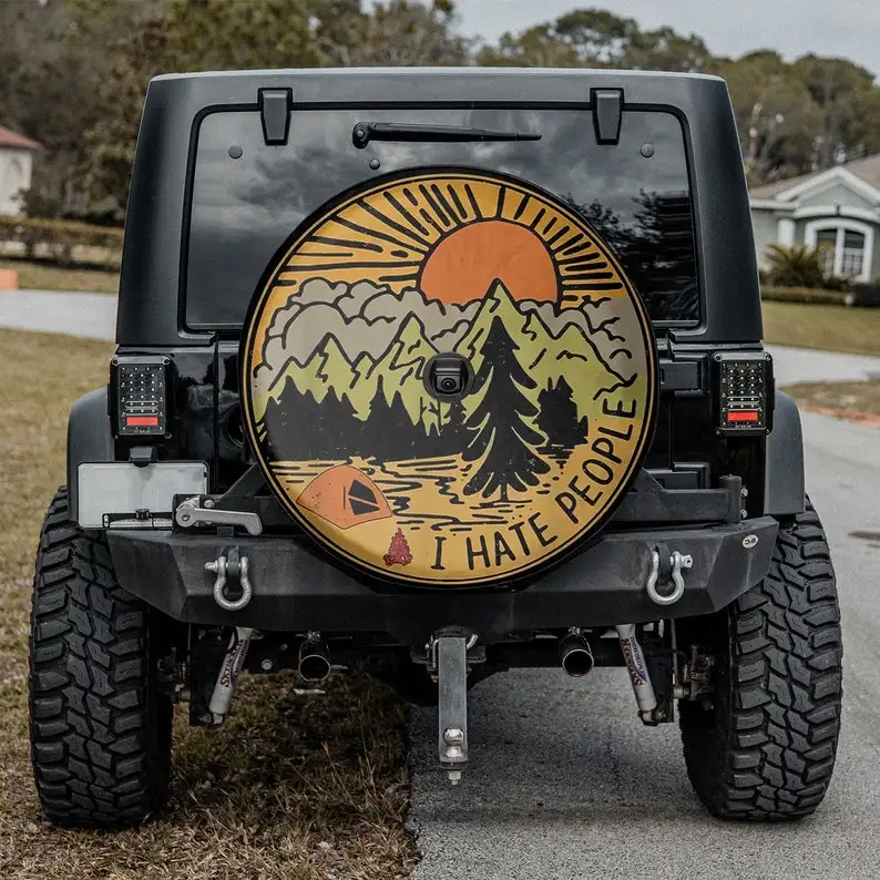 I Hate People-модная накладка на шину для кемпинга в стиле ретро Vibes, накладка на автомобиль для кемпинга, индивидуальный запасной чехол на шину, п... 
I Hate People-модная накладка на шину для кемпинга в стиле ретро Vibes, накладка на автомобиль для кемпинга, индивидуальный запасной чехол на шину, п...