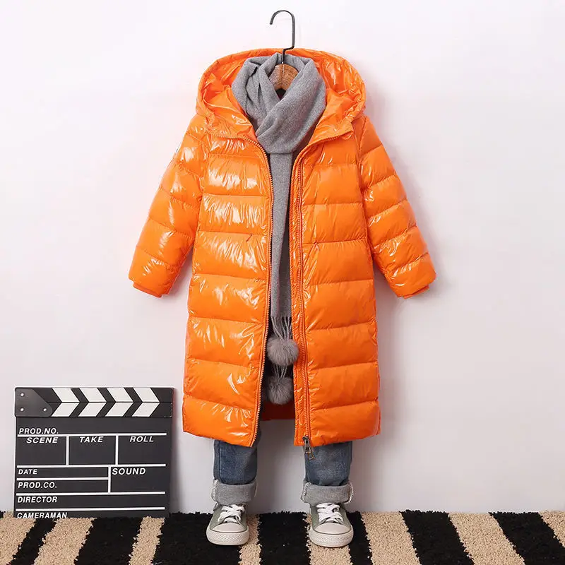 Boys Winter Coat Baby Girl Warm Long Down Jackets Orange Blue Solid Color Russian Spring Autumn Outerwear 2 3 5 6 7 8 years
Boys Winter Coat Baby Girl Warm Long Down Jackets Orange Blue Solid Color Russian Spring Autumn Outerwear 2 3 5 6 7 8 years