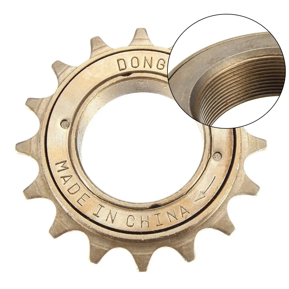 16T Tooth Single Sprocket Electric Bikes Speed Freewheel Bicycle Race Parts For Fixed Gear ,Bike Tryall,Single Speed Flywhee
16T Tooth Single Sprocket Electric Bikes Speed Freewheel Bicycle Race Parts For Fixed Gear ,Bike Tryall,Single Speed Flywhee