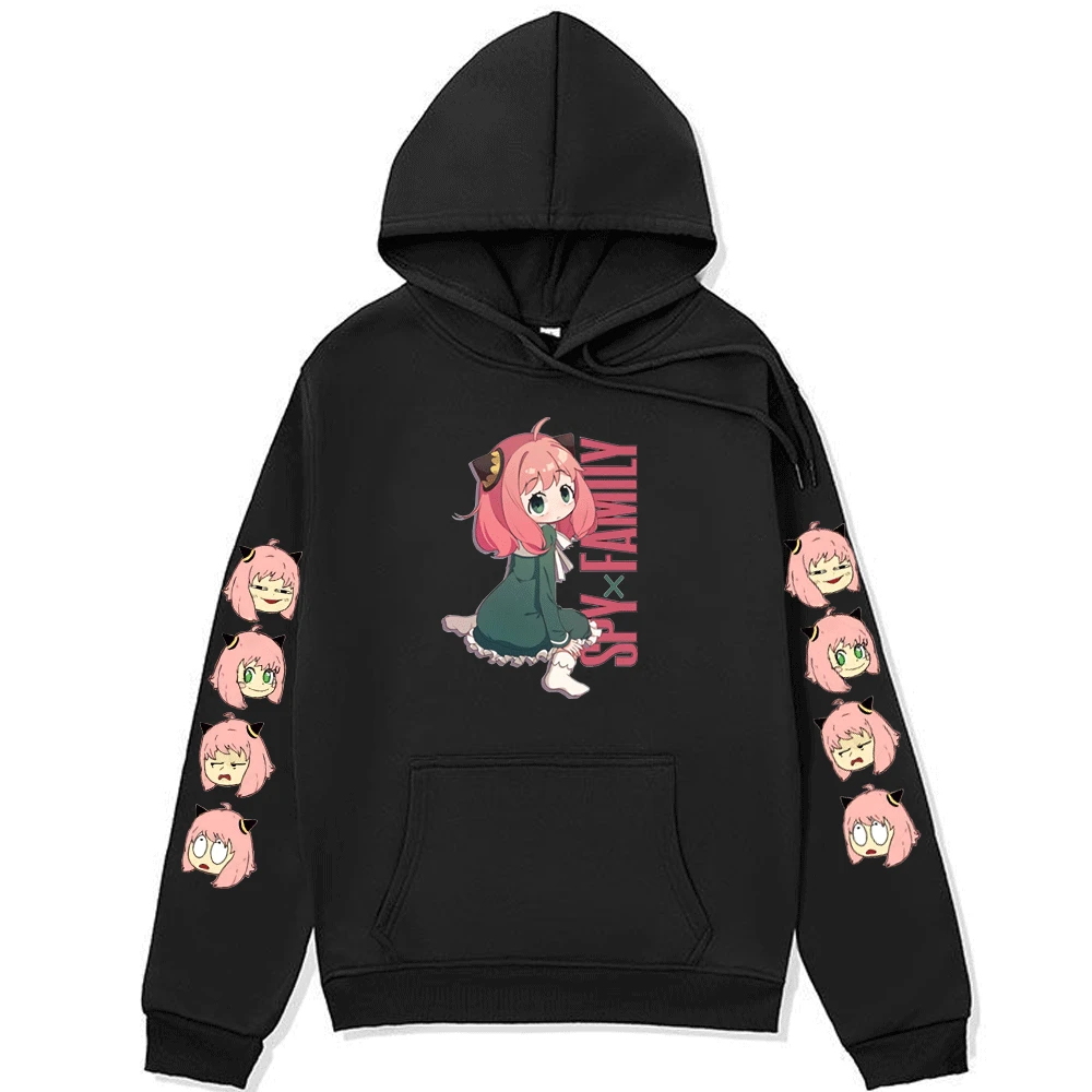 Spy X Family Anya Smug Anime Print Hoodie Boys Girls Japanese Streetwear Manga Graphic Sweatshirt Long Sleeve Hooded Pullover
Spy X Family Anya Smug Anime Print Hoodie Boys Girls Japanese Streetwear Manga Graphic Sweatshirt Long Sleeve Hooded Pullover