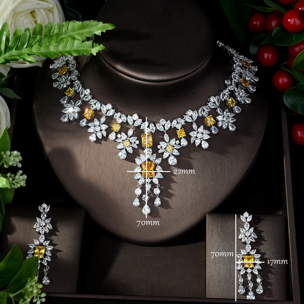 Fashion Beauty Yellow Water Drop Cubic Zircon Pendant Women Jewelry Sets For Bridal Party Accessories Jewelry Gifts N-938
Fashion Beauty Yellow Water Drop Cubic Zircon Pendant Women Jewelry Sets For Bridal Party Accessories Jewelry Gifts N-938