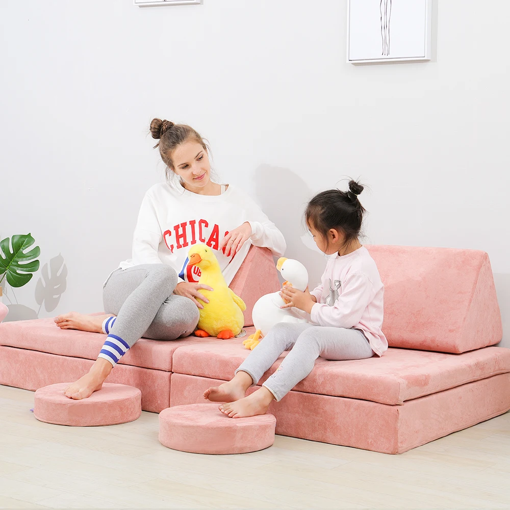 12 Years Manufacturer 2022 New Upgraded 8pcs/set Pink Kids Play Sofa Pieces With Sofa Feet Living Room Folding Couch
12 Years Manufacturer 2022 New Upgraded 8pcs/set Pink Kids Play Sofa Pieces With Sofa Feet Living Room Folding Couch