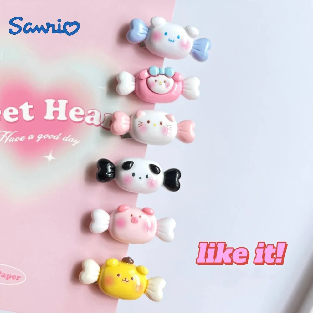 Children Hairpin Sanrio Headdress Anime Cartoon Mymelody Cinnamoroll Pochacco Hair Accessories Cute Candy Bangs Side Clip Gifts
Children Hairpin Sanrio Headdress Anime Cartoon Mymelody Cinnamoroll Pochacco Hair Accessories Cute Candy Bangs Side Clip Gifts