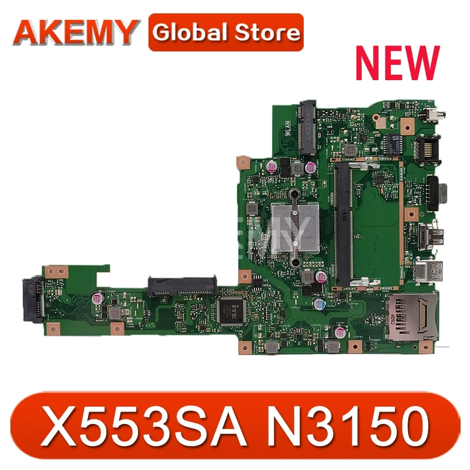 Материнская плата Akemy X553SA N3150 4 ядра для ASUS A553S A553SA F553S F553SA X553S материнская плата для ноутбука X553SA материнская плата
Материнская плата Akemy X553SA N3150 4 ядра для ASUS A553S A553SA F553S F553SA X553S материнская плата для ноутбука X553SA материнская плата