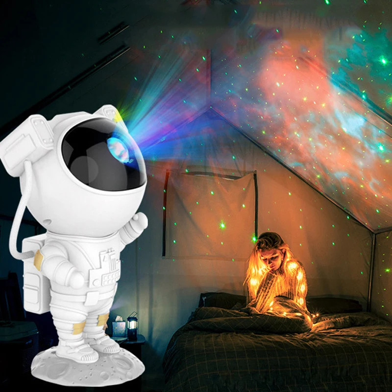 Creative Astronaut Galaxy Star Projector Kids Cute Bedroom Night Light Laser Projector LED Lamp Home Decor Children Gifts
Creative Astronaut Galaxy Star Projector Kids Cute Bedroom Night Light Laser Projector LED Lamp Home Decor Children Gifts