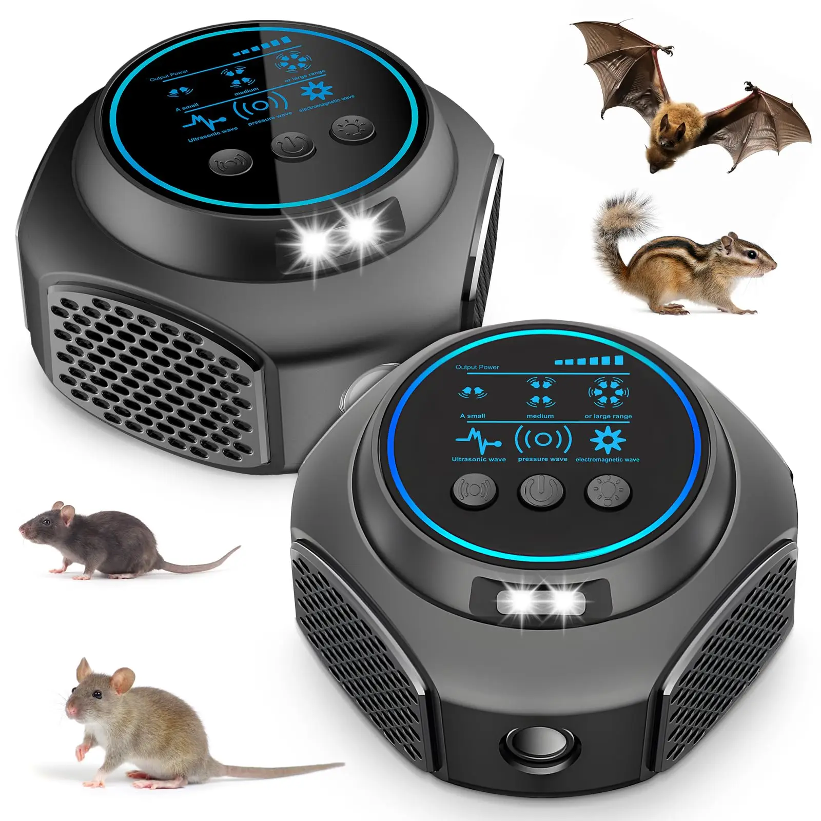 Ультразвуковой отпугиватель мышей 2 шт
Ультразвуковой отпугиватель мышей 2 шт