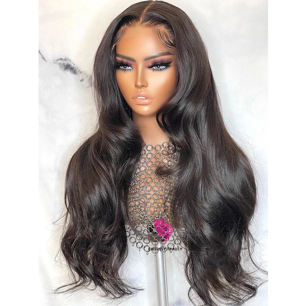 Balck Long Body Wave Wig Pre Plucked Wavy Heat Resistant Synthetic Lace Front Wigs for Women Glueless T Part Frontal Wig Daily
Balck Long Body Wave Wig Pre Plucked Wavy Heat Resistant Synthetic Lace Front Wigs for Women Glueless T Part Frontal Wig Daily