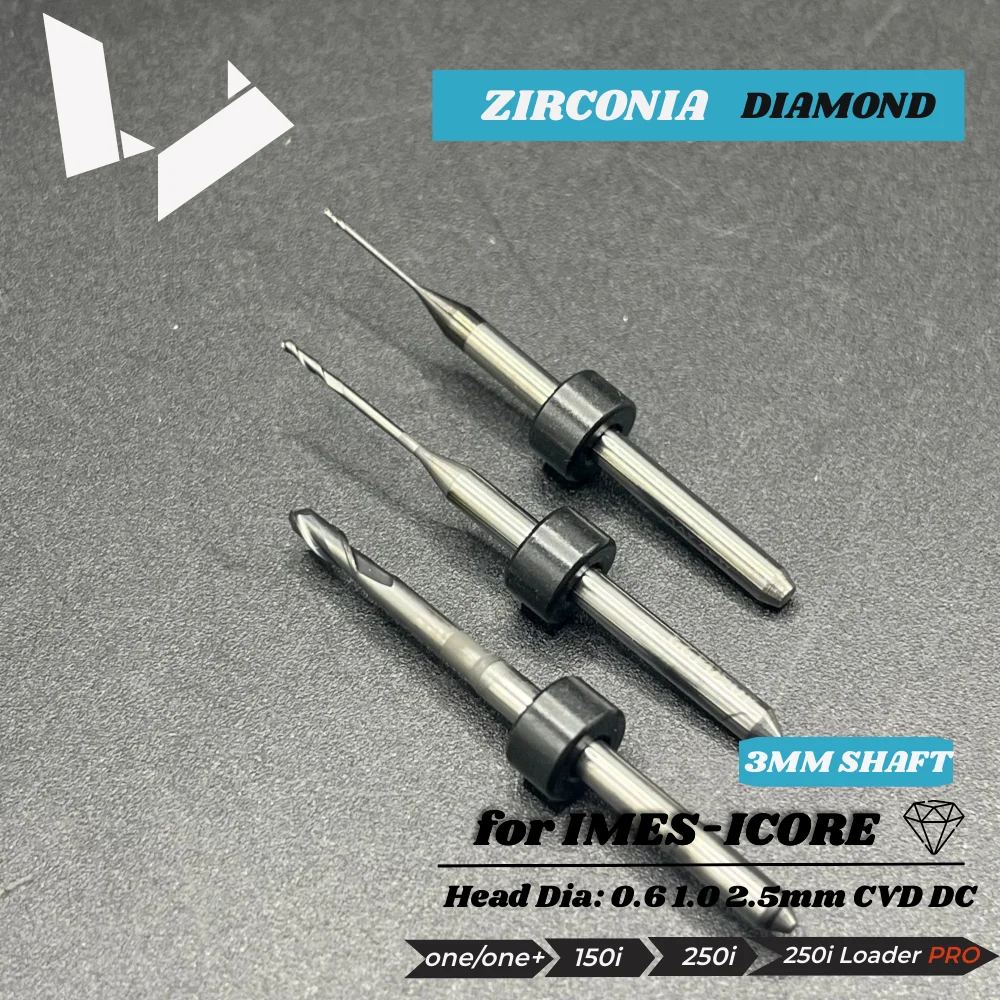 IMES-ICORE Фрезы для циркония DC/DLC/UC 0.6/1.0/1.5/2.5 мм
IMES-ICORE Фрезы для циркония DC/DLC/UC 0.6/1.0/1.5/2.5 мм
