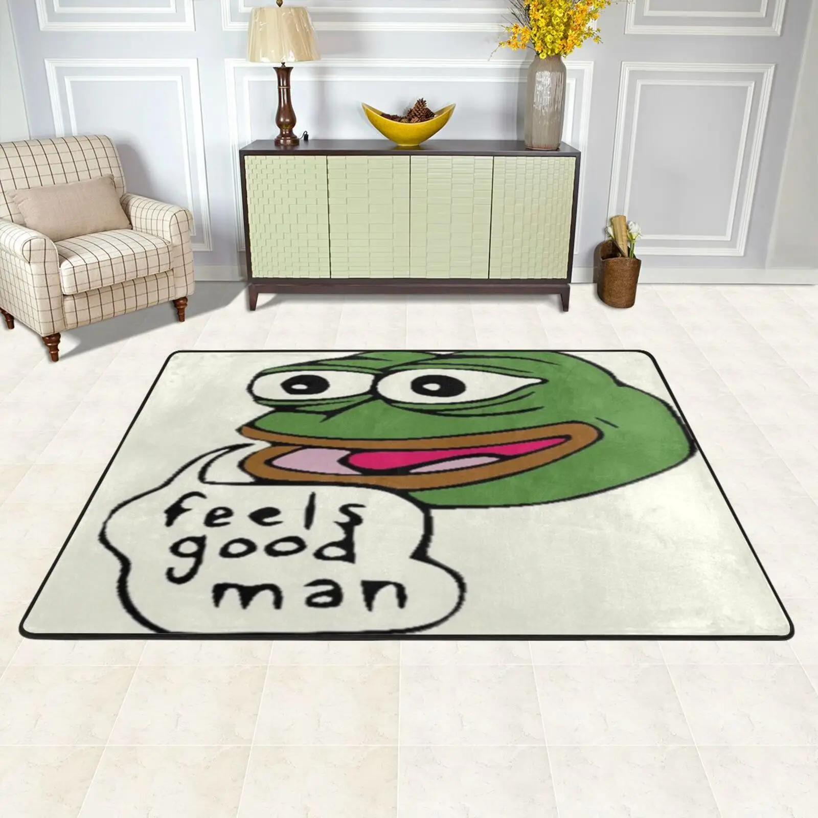 Pepe The Frog Meme 2969 ковер для гостиной, украшение для комнаты, коврик для ванной, украшение для дома, украшения для гостиной, диван, коврик для ванн...
Pepe The Frog Meme 2969 ковер для гостиной, украшение для комнаты, коврик для ванной, украшение для дома, украшения для гостиной, диван, коврик для ванн...