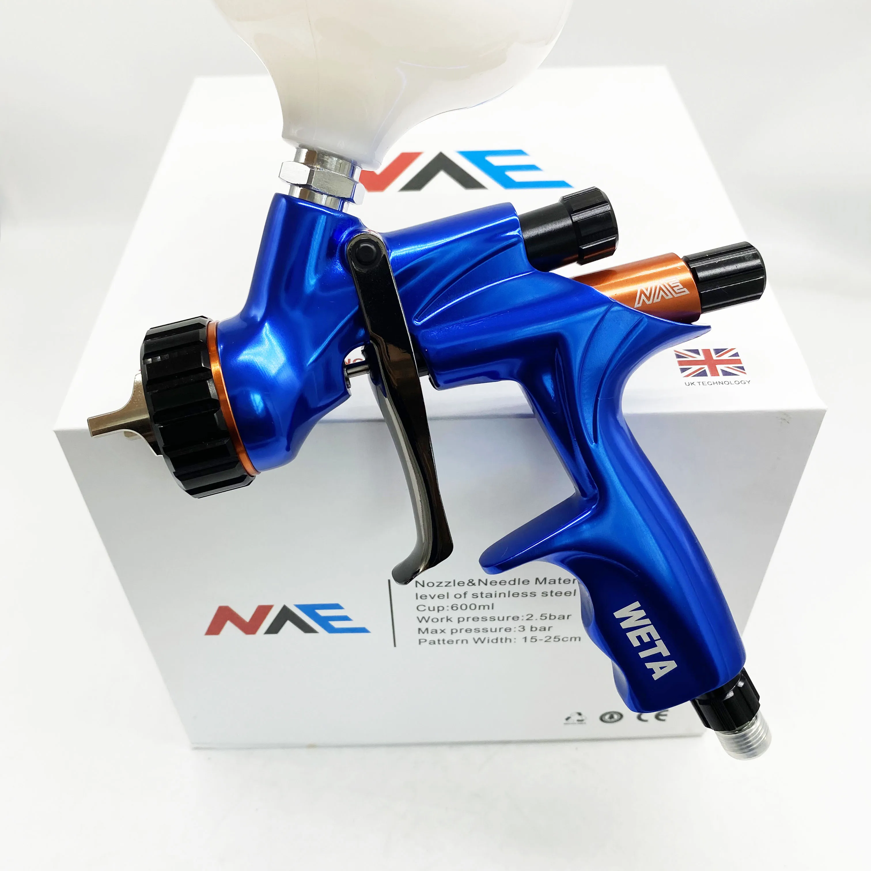 WETA NVE New Design Spray Gun 1.3mm HVLP Sprayer For Car Paint Tool Water Based Painting Machine High Quality 116
WETA NVE New Design Spray Gun 1.3mm HVLP Sprayer For Car Paint Tool Water Based Painting Machine High Quality 116