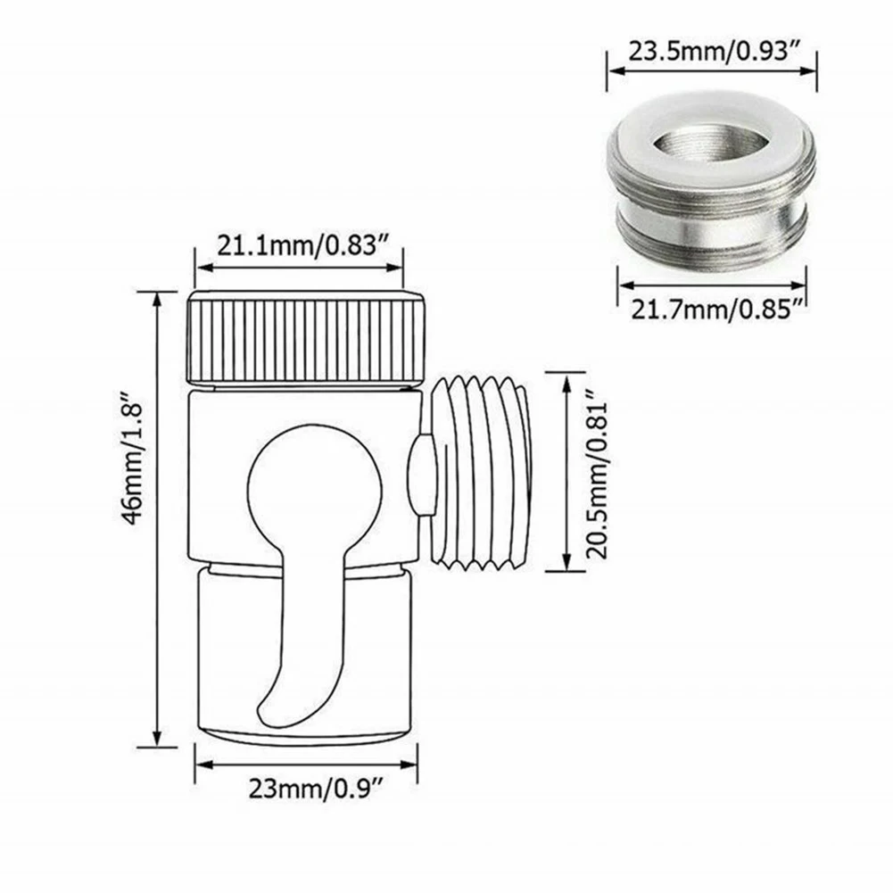 Kichen Accessories Valve Diverter Faucet Diverter 3-way Bidet Shower Diverter Faucet Adapter For Toilet M22 X M24
Kichen Accessories Valve Diverter Faucet Diverter 3-way Bidet Shower Diverter Faucet Adapter For Toilet M22 X M24