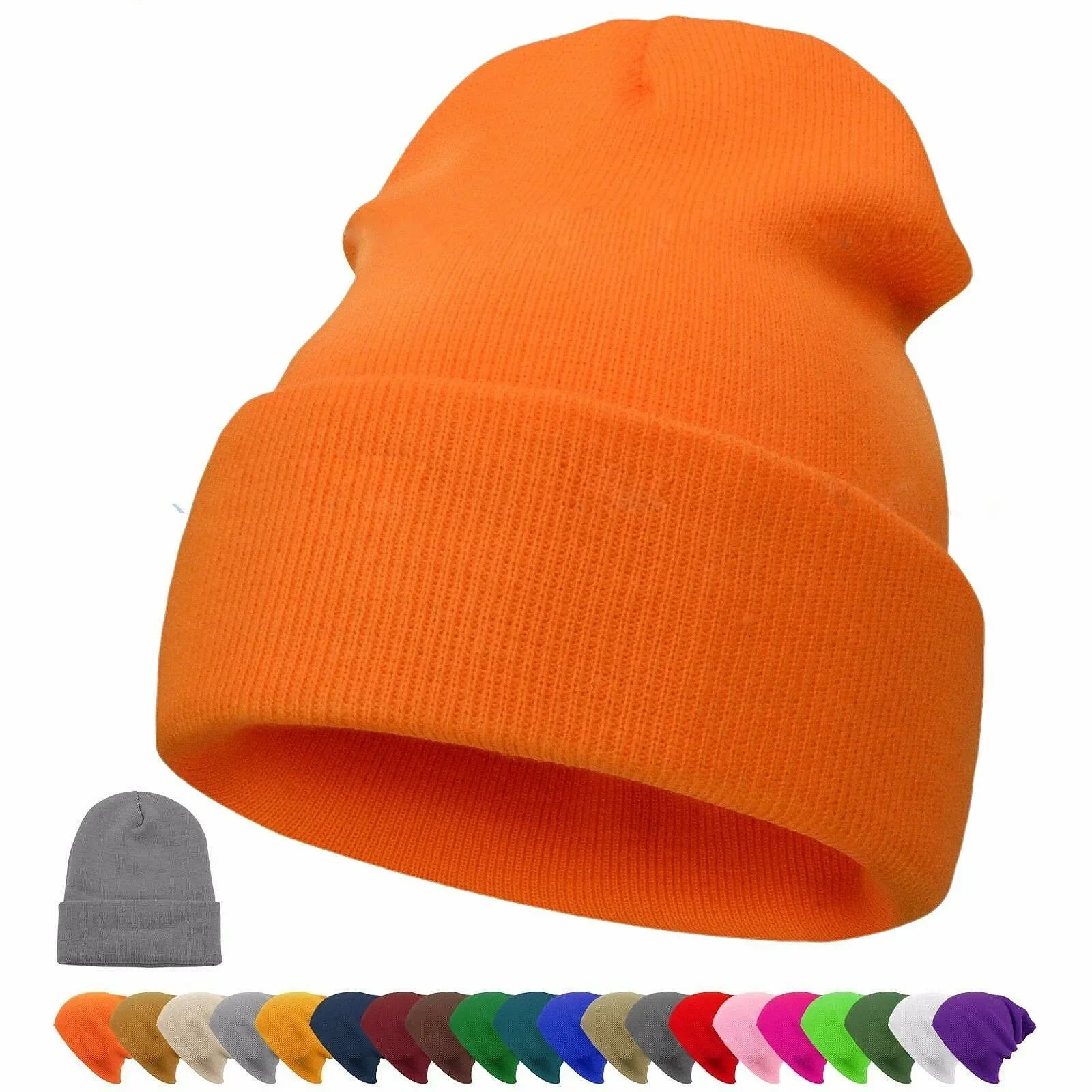 Hats Beanie Plain Knitted Hat Autumn Winter Warm Ski Cuff Cap Wool Blends Soft Slouchy Skull Caps Beanies Men Women
Hats Beanie Plain Knitted Hat Autumn Winter Warm Ski Cuff Cap Wool Blends Soft Slouchy Skull Caps Beanies Men Women