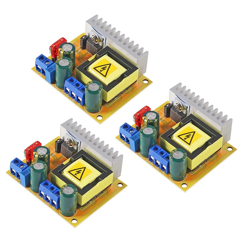 3Pcs DC-DC High Voltage Boost Converter 8V-32V To ±45V-390V ZVS Step-Up Booster Module Capacitor Charging Power Module
3Pcs DC-DC High Voltage Boost Converter 8V-32V To ±45V-390V ZVS Step-Up Booster Module Capacitor Charging Power Module