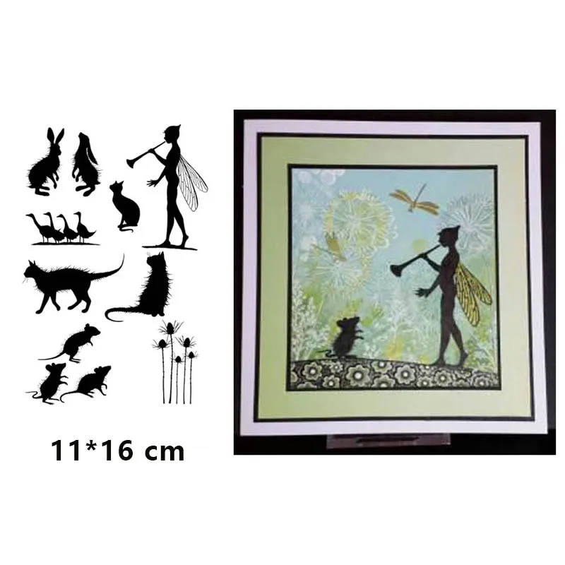 Rabbit Fairy Clear Stamps for DIY Scrapbooking Card Transparent Silicone Stamp Making Photo Album Crafts Decoration
Rabbit Fairy Clear Stamps for DIY Scrapbooking Card Transparent Silicone Stamp Making Photo Album Crafts Decoration