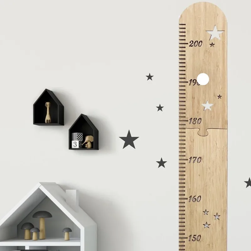 New Stitching Wooden Height Ruler Kindergarten Measuring Children's Height Photography Props Wall Decoration Wallstickers
New Stitching Wooden Height Ruler Kindergarten Measuring Children's Height Photography Props Wall Decoration Wallstickers