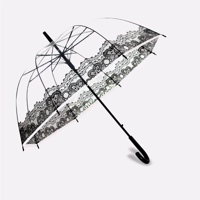 NEW2023 Transparent Little Beard Long Handle Umbrella Super Light Cartoon Lace Apollo Umbrella 3D 8 Bone Semi-Automatic Umbrella
NEW2023 Transparent Little Beard Long Handle Umbrella Super Light Cartoon Lace Apollo Umbrella 3D 8 Bone Semi-Automatic Umbrella